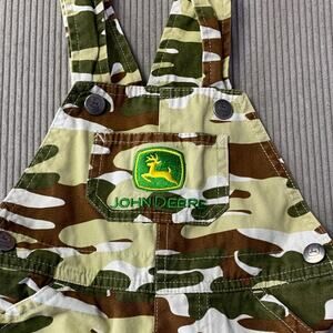 John Deere 24 months camo shortalls Kids Green and Brown Overalls boys